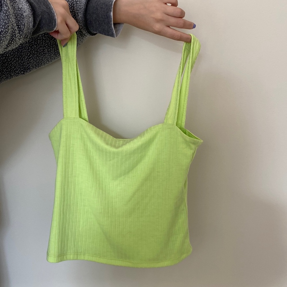 Lovers and friends neon green tee